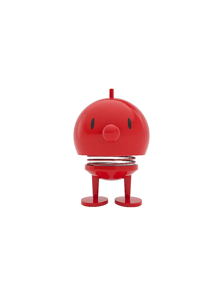 HOPTIMIST | Figura decorativa Classic Bumble 10,5 cm Red | Rosso
