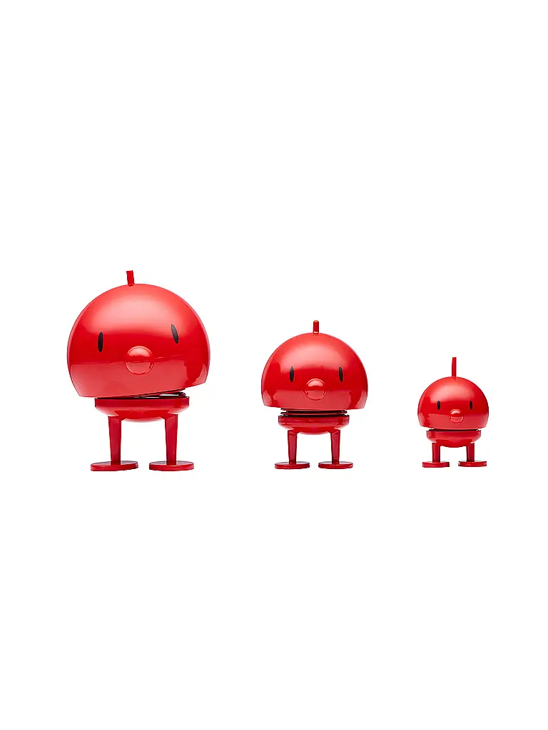 HOPTIMIST | Figura decorativa Classic Bumble 10,5 cm Red | 