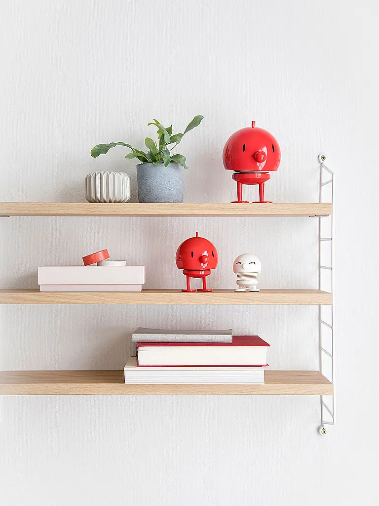 HOPTIMIST | Figura decorativa Classic Bumble 10,5 cm Red | 