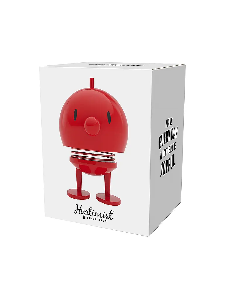 HOPTIMIST | Figura decorativa Classic Bumble 10,5 cm Red | 