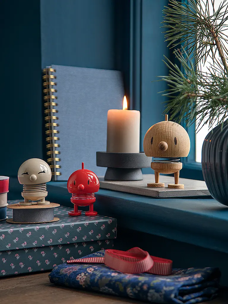 HOPTIMIST | Figura decorativa Classic Bumble 7,6 cm Latte | Cammello