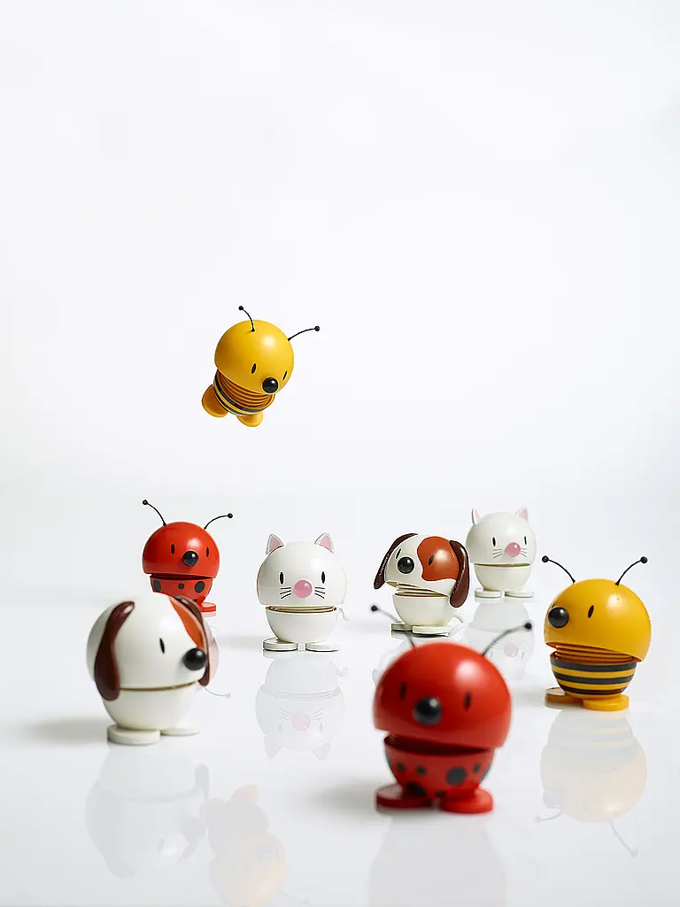 HOPTIMIST | Figura decorativa Coccinella 6,8cm Rossa | Rosso