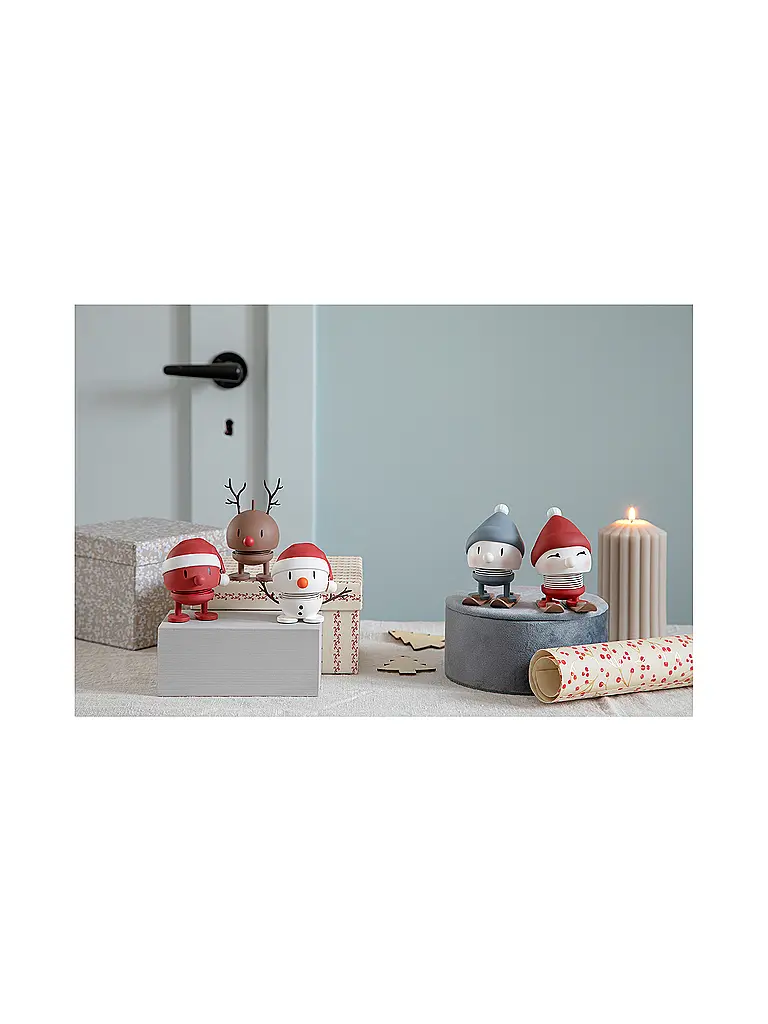 HOPTIMIST | Figura decorativa Soft Bumble Snowman 6,9 cm | 