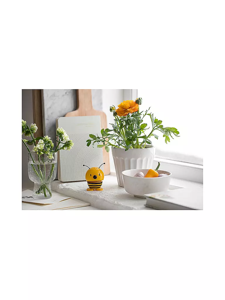 HOPTIMIST | Oggetto decorativo Ape 6,8 cm Giallo | Giallo
