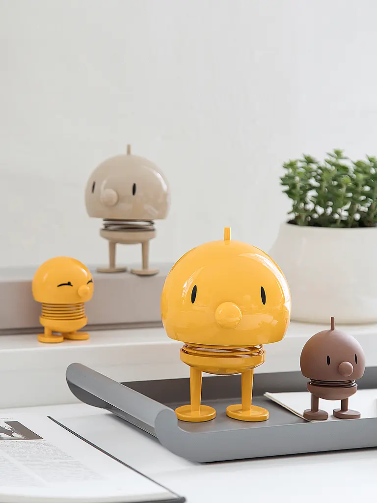 HOPTIMIST | Oggetto decorativo Classic Bumble 10,5 cm Latte | Cammello