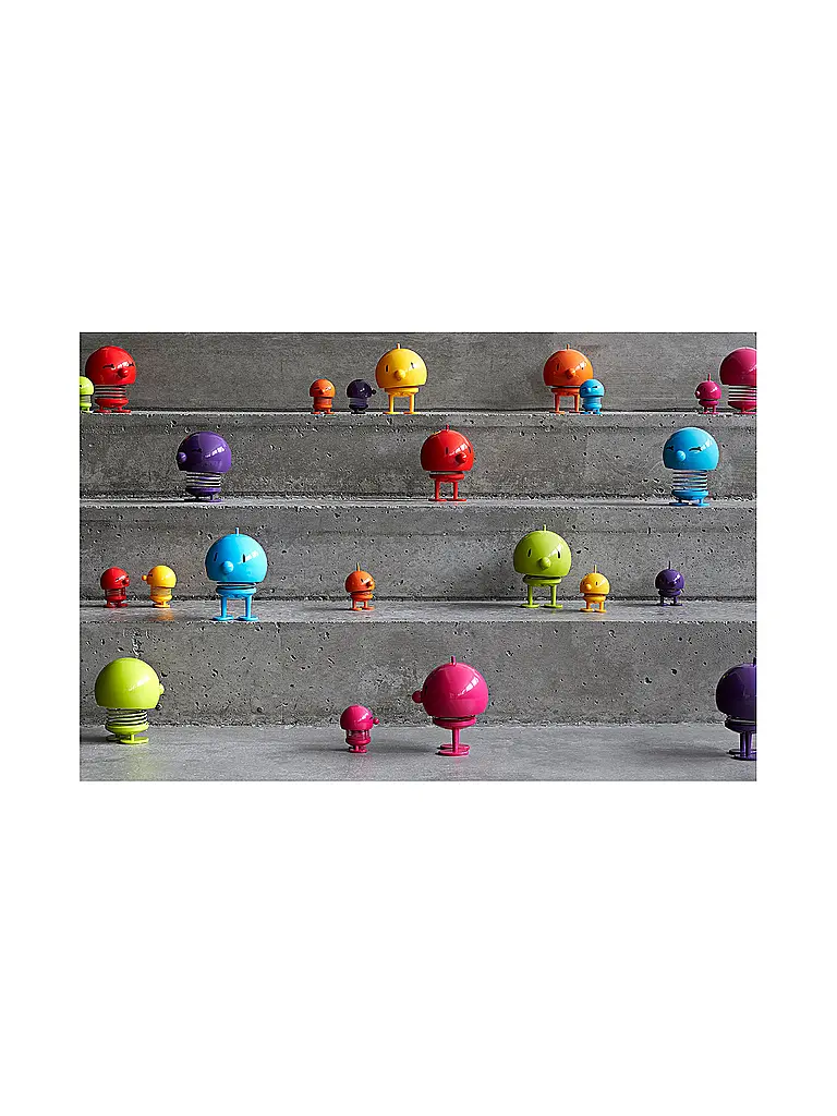 HOPTIMIST | Oggetto decorativo Classic Bumble 7,6 cm Giallo | Giallo