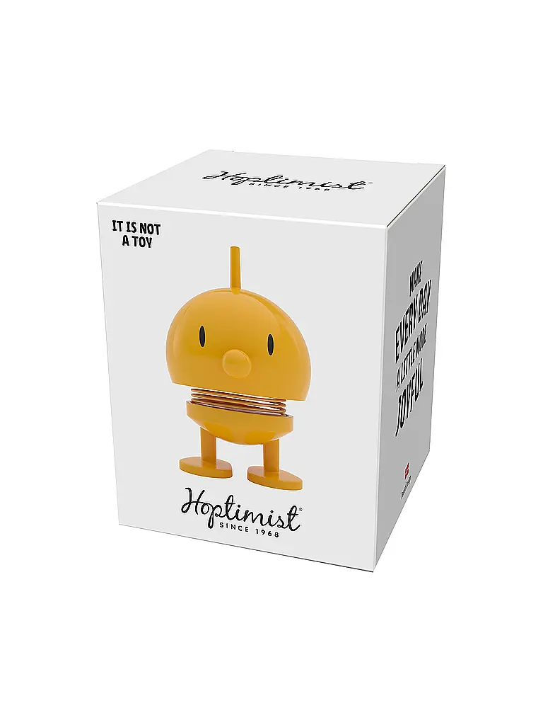 HOPTIMIST | Oggetto decorativo Classic Bumble 7,6 cm Giallo | Giallo