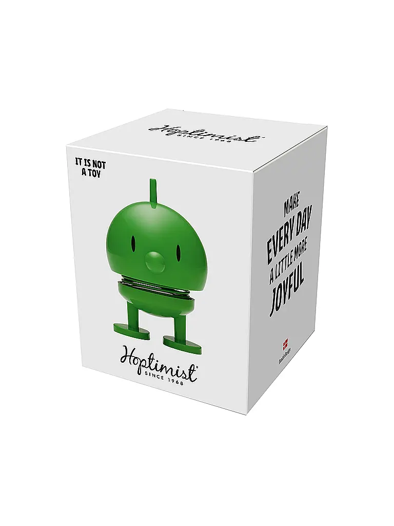 HOPTIMIST | Oggetto decorativo Classic Bumble 7,6 cm Verde | Verde