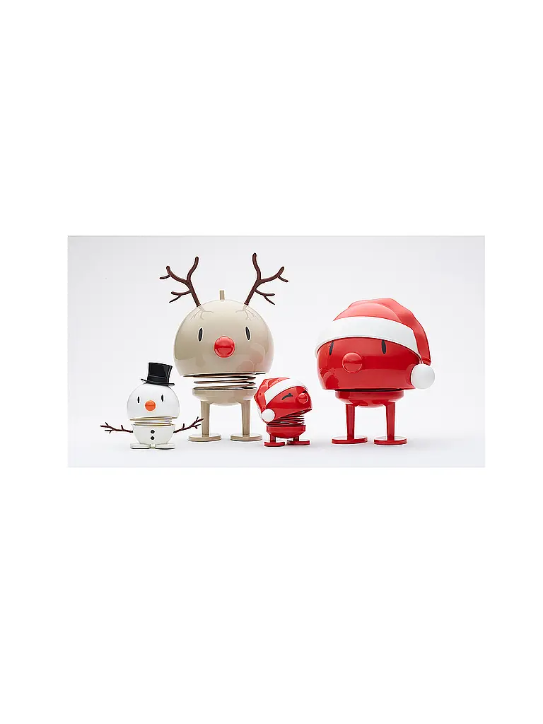 HOPTIMIST | Oggetto decorativo Classic Bumble Snowman 7,8cm White | 