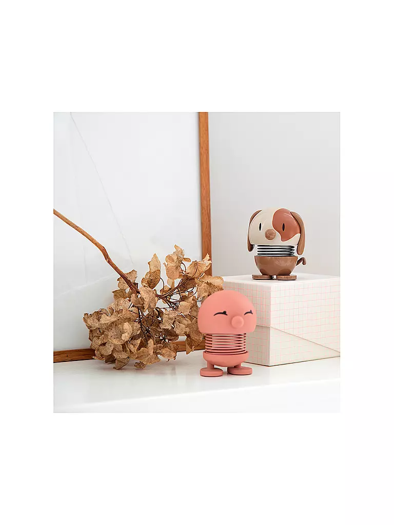 HOPTIMIST | Oggetto decorativo Dog 6,9cm Marrone | Marrone