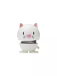 HOPTIMIST | Oggetto decorativo Gatto 7,3 cm Bianco | Bianco