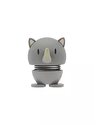 HOPTIMIST | Figura decorativa Leone Soft 7,6 cm Arancione | Grigio
