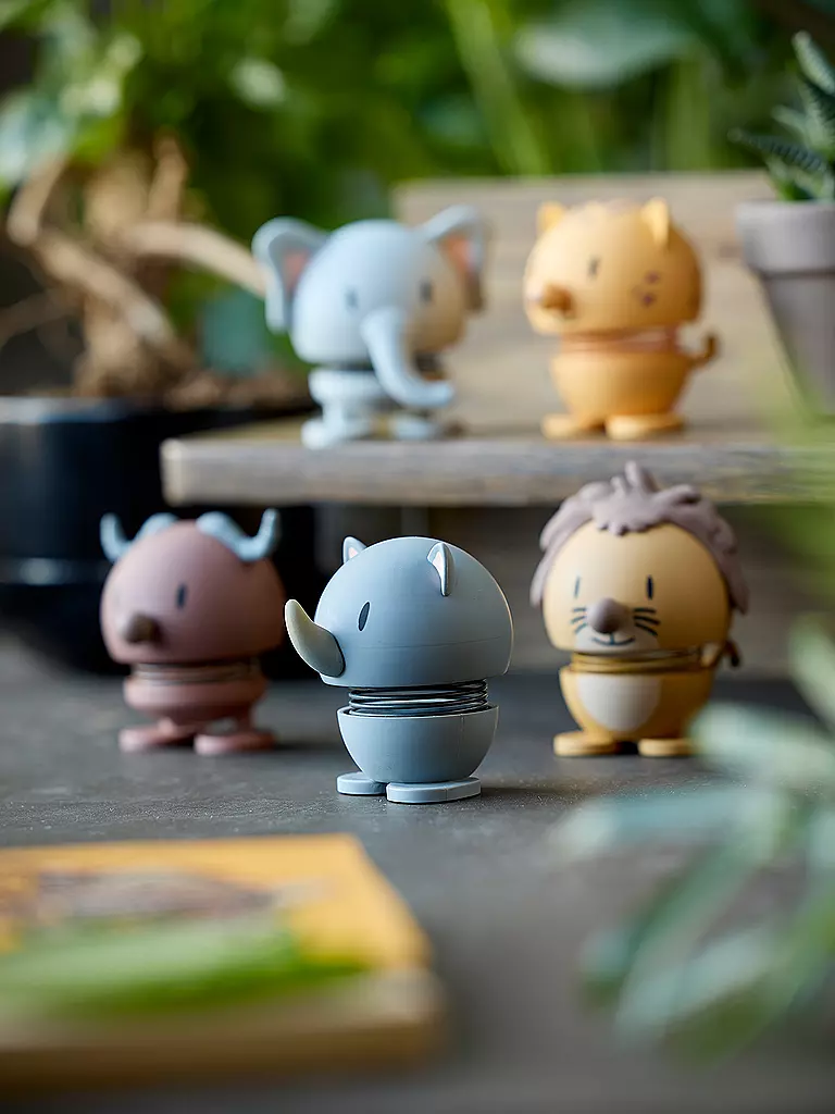 HOPTIMIST | Oggetto decorativo Soft Rhino 7,6 cm Grey |