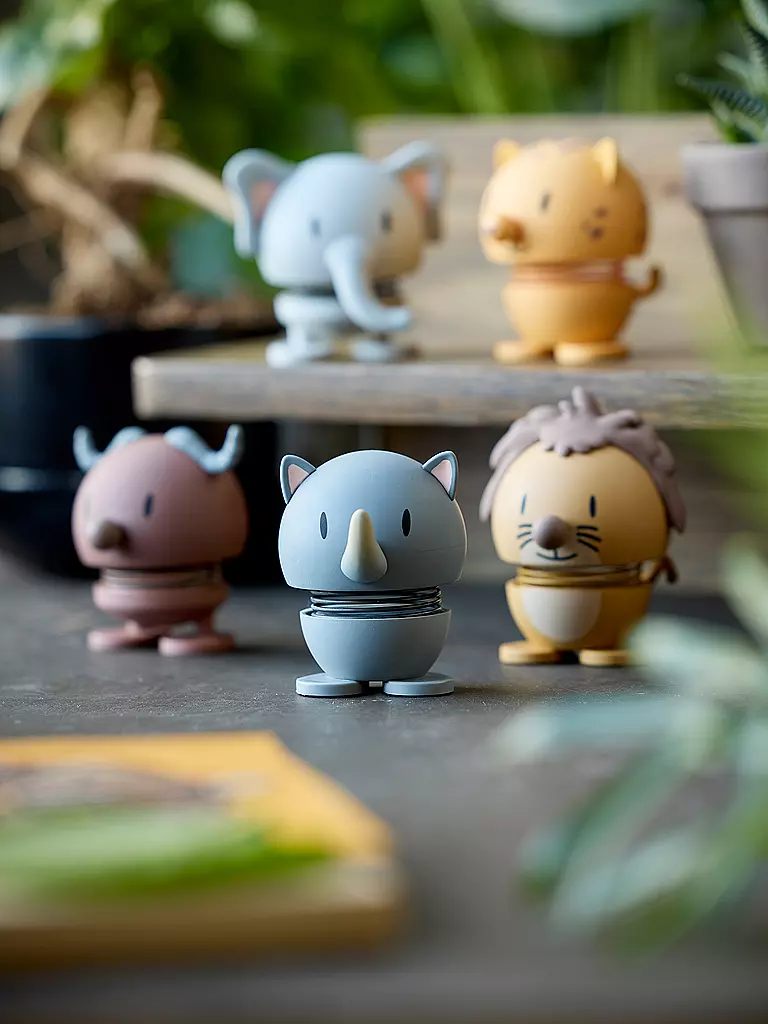 HOPTIMIST | Oggetto decorativo Soft Rhino 7,6 cm Grey |