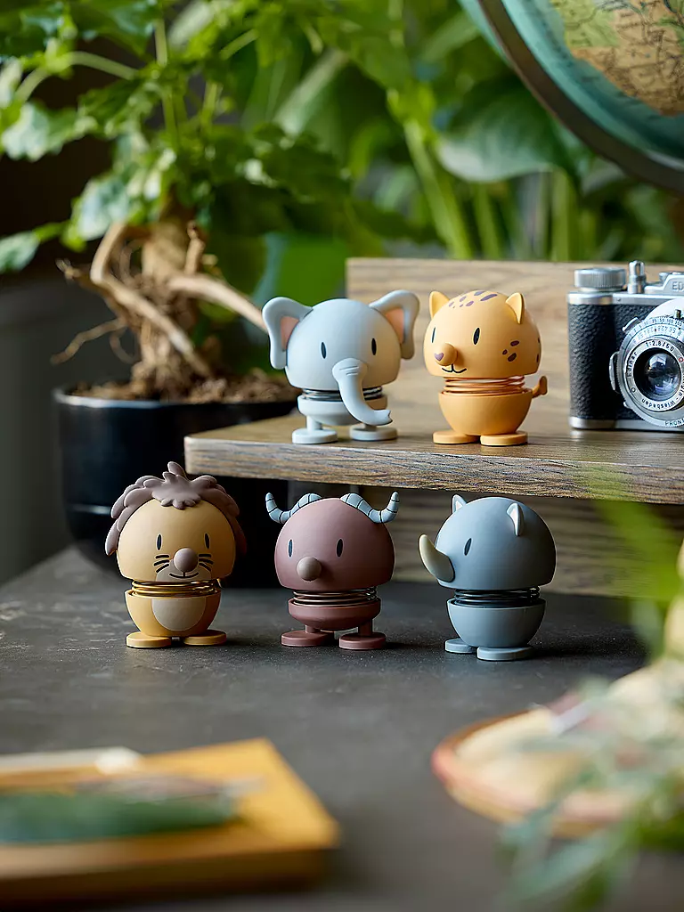 HOPTIMIST | Oggetto decorativo Soft Rhino 7,6 cm Grey |