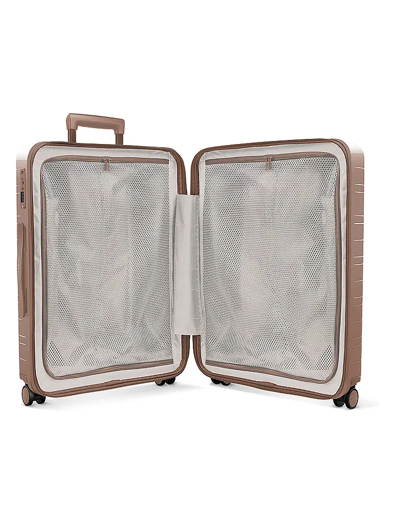 HORIZN STUDIOS | Trolley H6 RE Check-In Valigia da viaggio 64 cm glossy mocha | Marrone chiaro