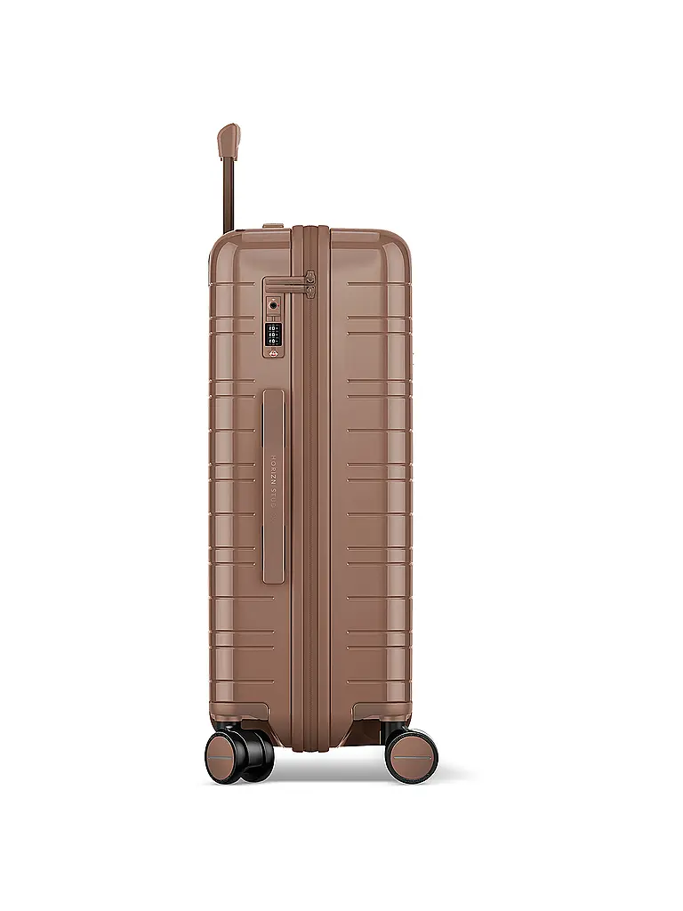 HORIZN STUDIOS | Trolley H6 RE Check-In Valigia da viaggio 64 cm glossy mocha | Marrone chiaro