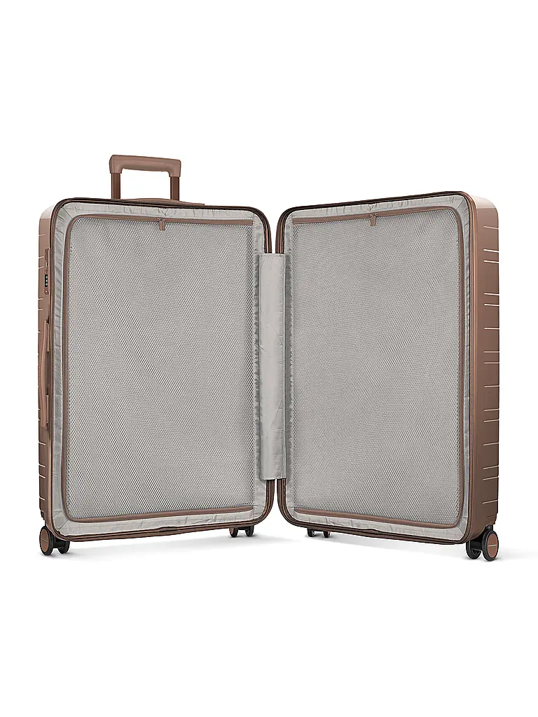 HORIZN STUDIOS | Trolley H7 RE Check-In Valigia da viaggio 77cm glossy mocha | Marrone chiaro