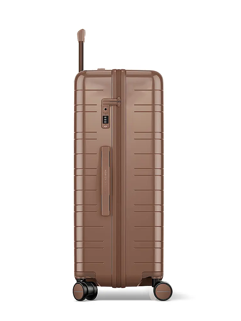 HORIZN STUDIOS | Trolley H7 RE Check-In Valigia da viaggio 77cm glossy mocha | Marrone chiaro
