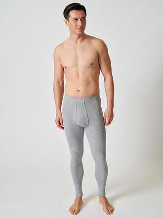 HUBER | Lunga mutanda con apertura COMFORT grigio melange
