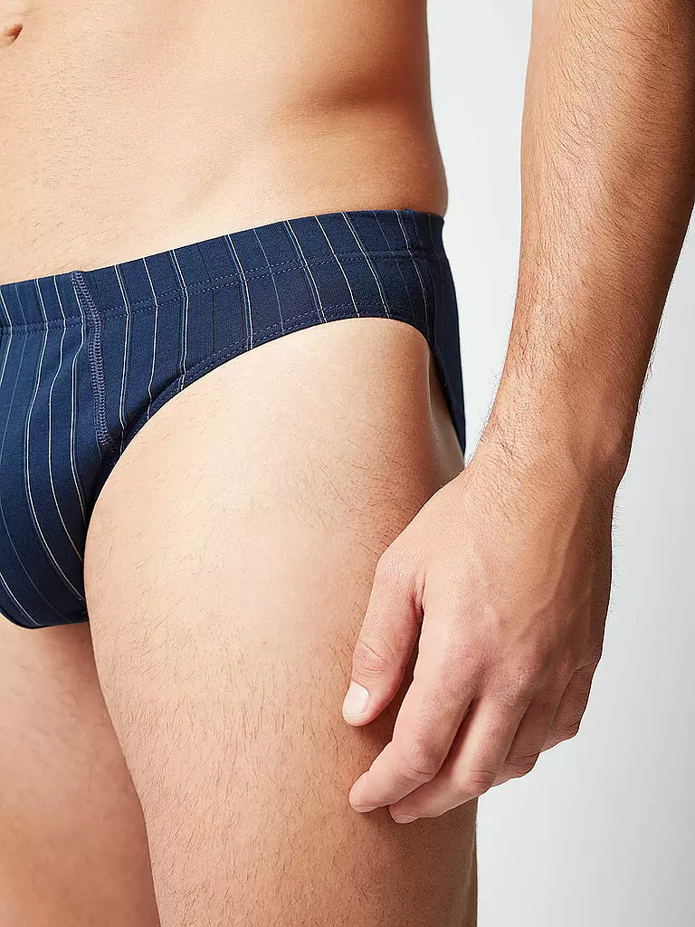 HUBER | Brasil Slip confezione da 2 dressblue stripe | 