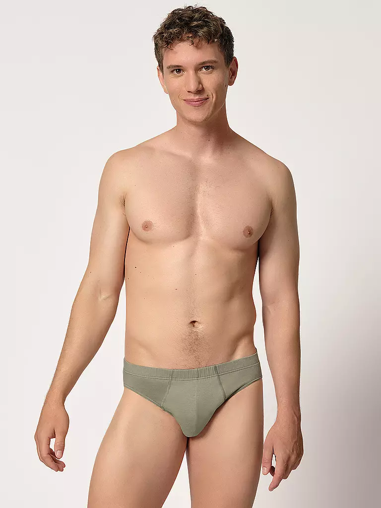 HUBER | Brasil Slip confezione da 2 quasi stripeselection | Blu scuro