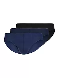 HUBER | Slip confezione da 3 Just Comfort Bianco | Blu