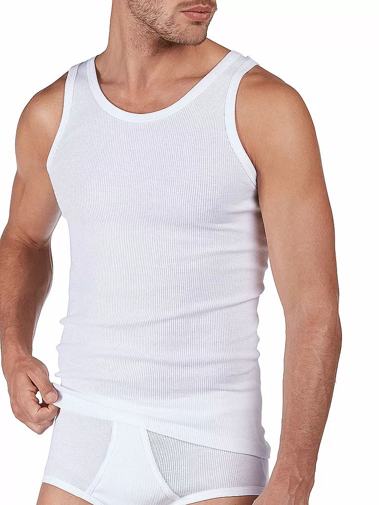 HUBER | Canotta - Canottiera "De Luxe" (Bianco) | Bianco