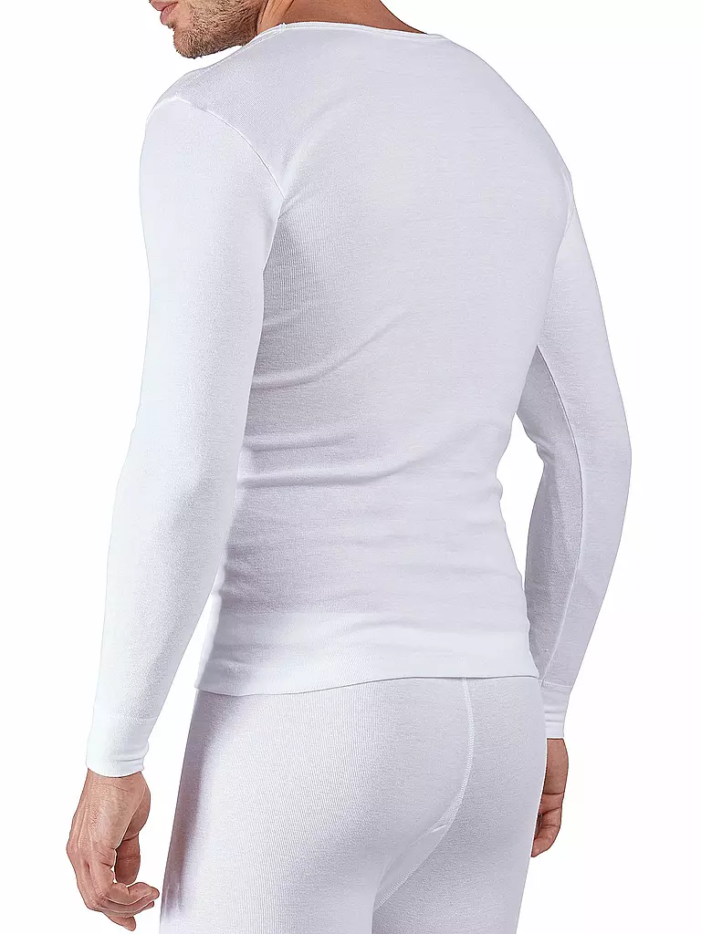 HUBER | Maglietta a maniche lunghe "Cormort" (Bianco) | 