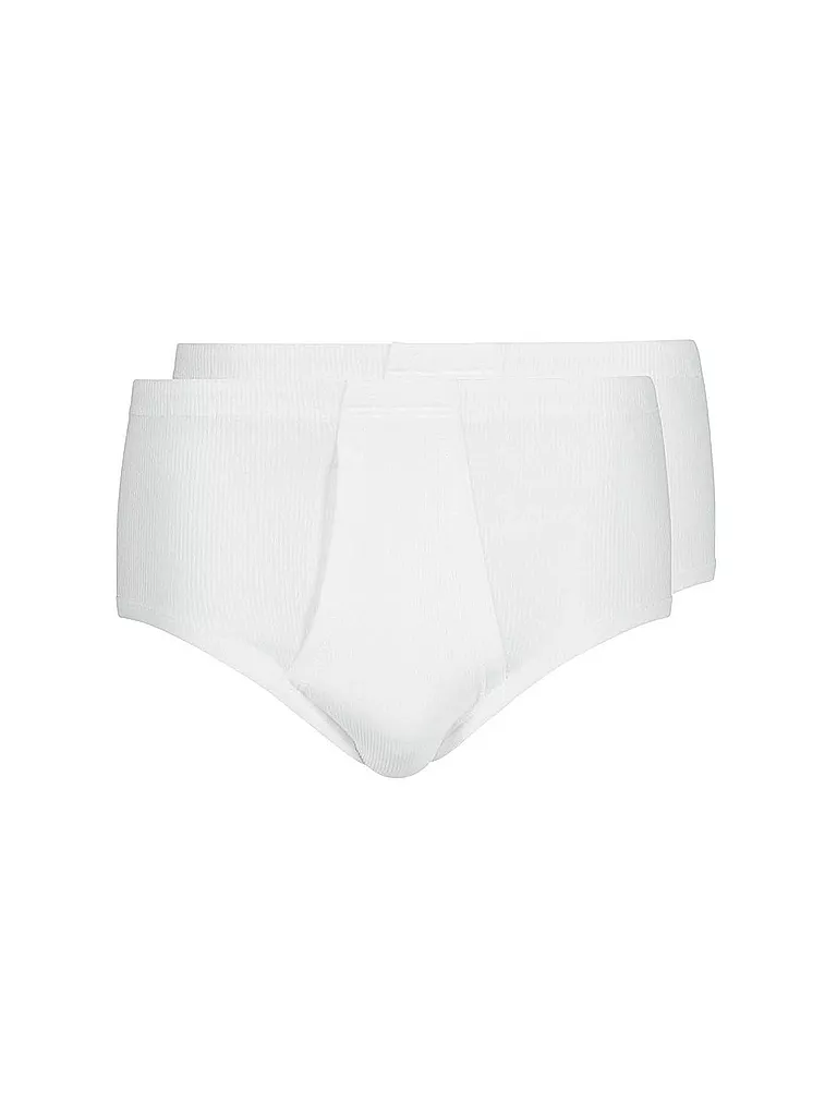 HUBER | Slip "Duo Line" confezione doppia (Bianco) | Bianco