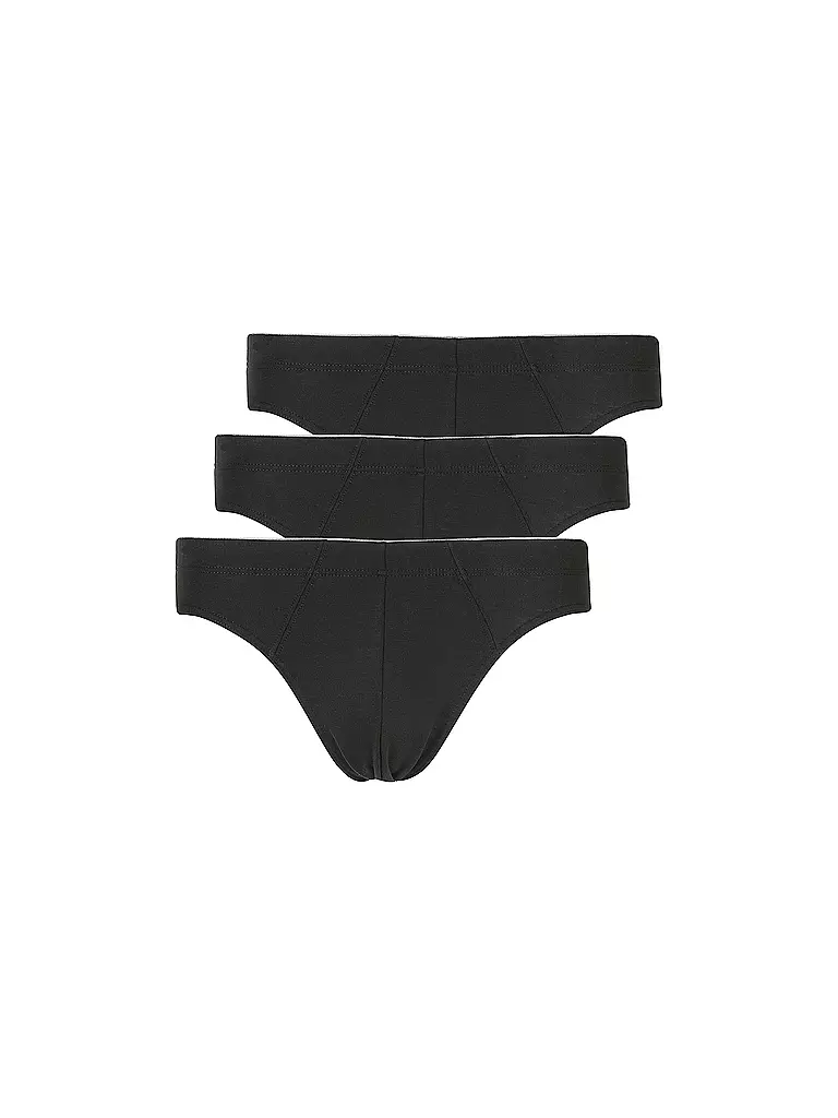 HUBER | Slip confezione da 3 Just Comfort Nero | Nero