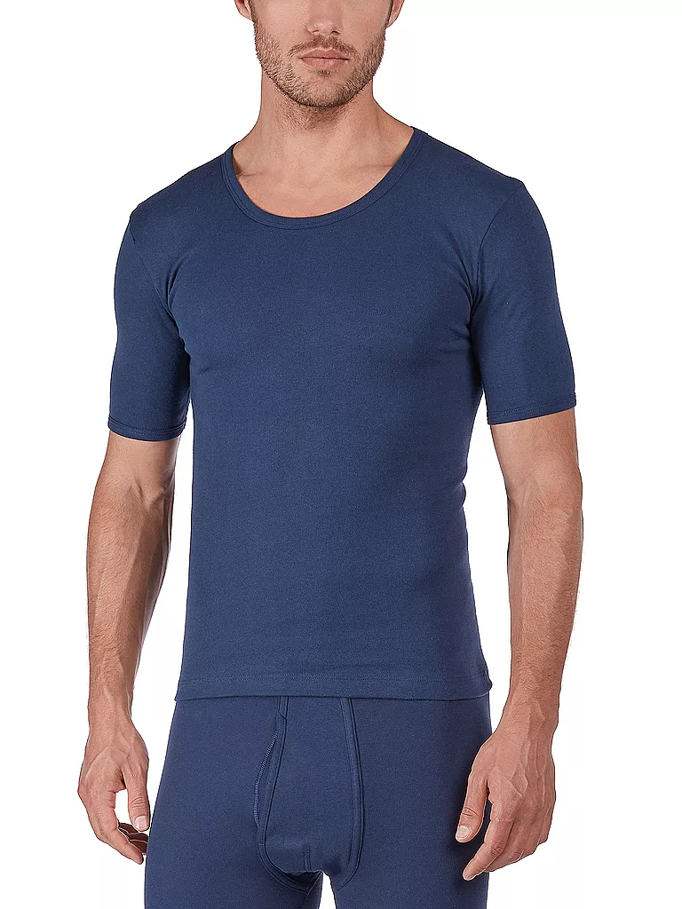 HUBER | T-Shirt "Comfort" (Navy) | Blu