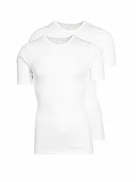 HUBER | T-shirt confezione da 2 | Bianco