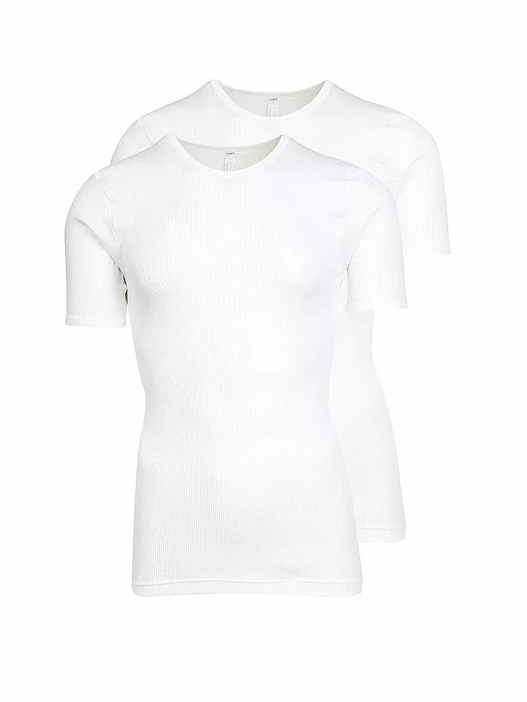 HUBER | T-shirt confezione da 2 | Bianco