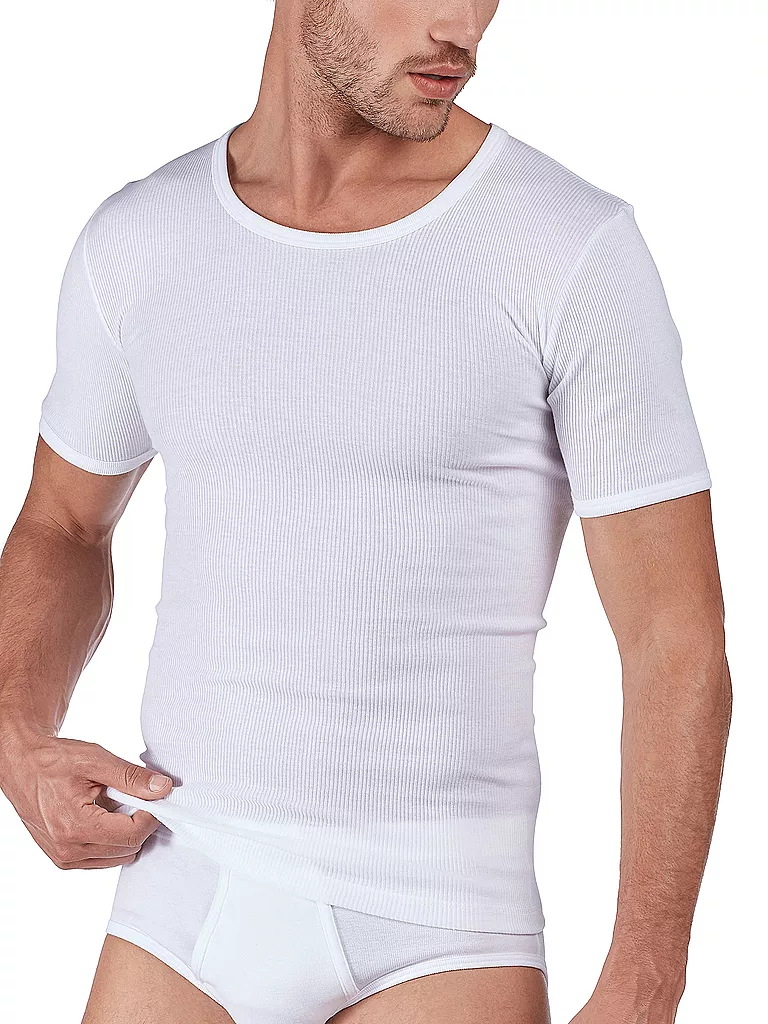 HUBER | T-shirt confezione da 2 | Bianco