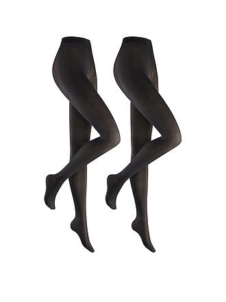 HUDSON | Collant velati SIMPLY 40 confezione da 2 nero
