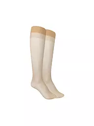 HUDSON | Calze al ginocchio confezione da 2 SIMPLY 20 teint | Marrone chiaro