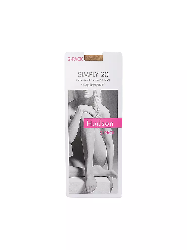 HUDSON | Calze al ginocchio confezione da 2 SIMPLY 20 skin |