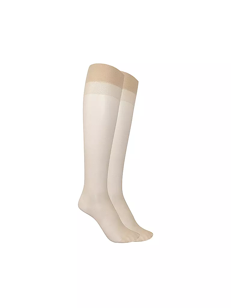 HUDSON | Calze al ginocchio confezione da 2 SIMPLY 20 teint | Beige