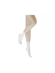 HUDSON | Calze RELAX LEIGHT Beige | Bianco