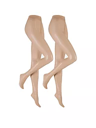 HUDSON | Collant confezione da 2 "Simply20" (Nero) | Beige