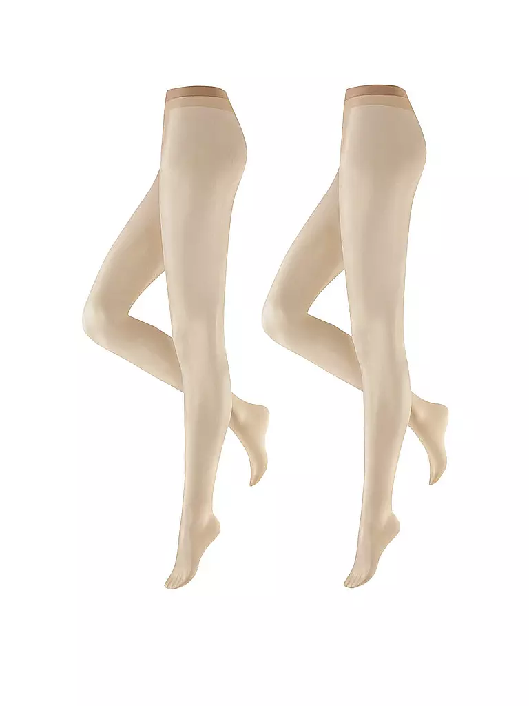HUDSON | Collant SIMPLY SHINE 15 confezione da 2 skin | Beige