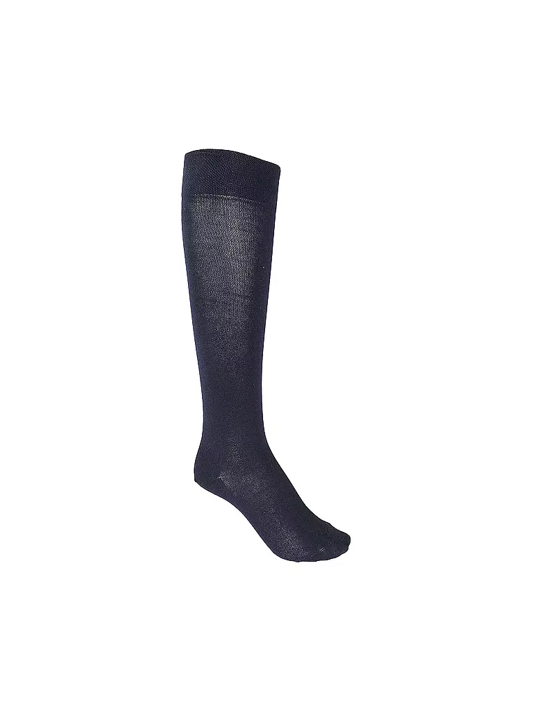 HUDSON | Kniestrümpfe RELAX COTTON marine | Blu scuro