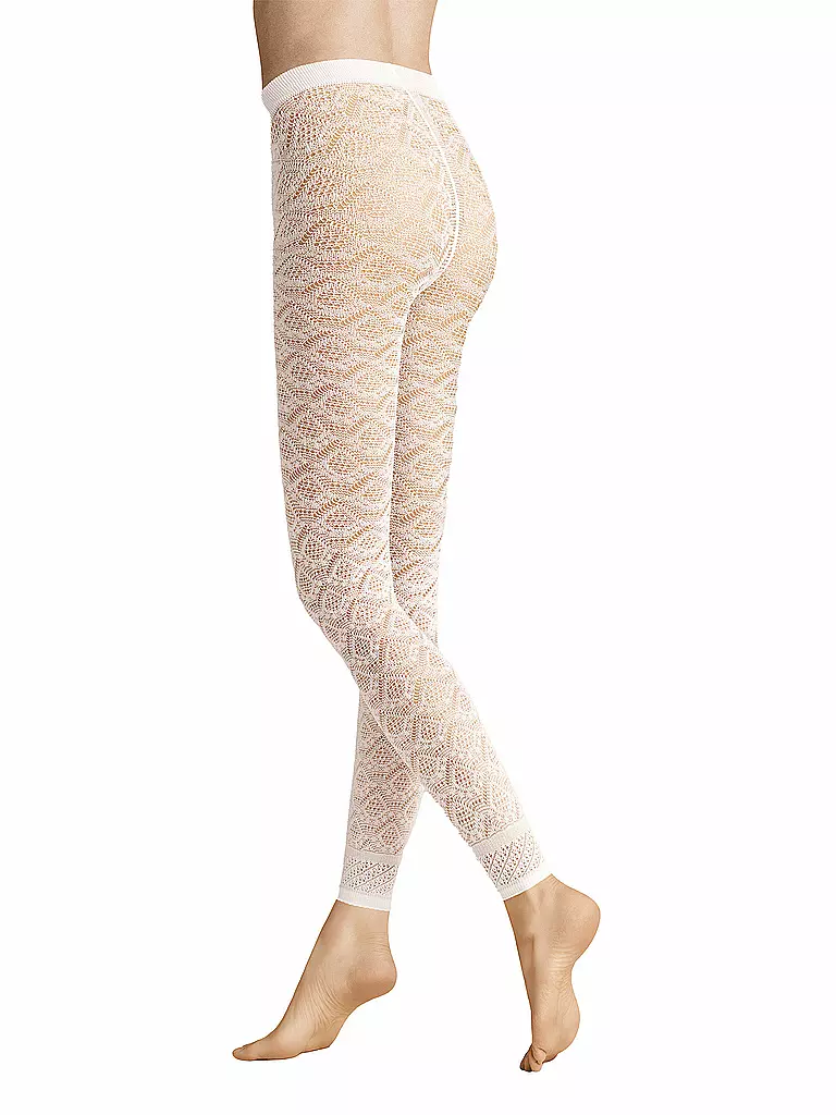 HUDSON | Leggings GRAPHIC CROCHET 40DEN bianco | Bianco