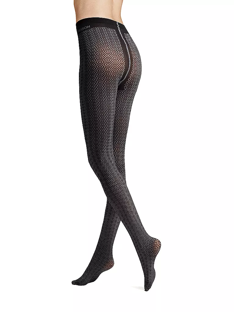HUDSON | Modestrumpfhose COSMIC TILE nero | Nero