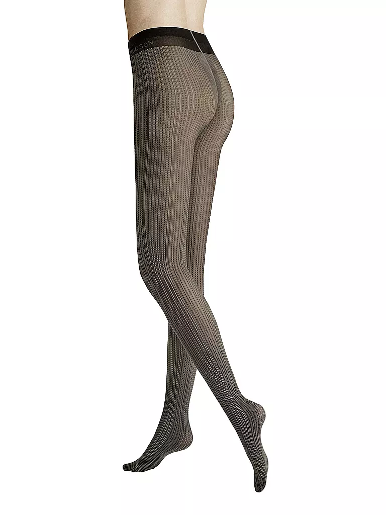HUDSON | Modestrumpfhose GRAPHIC LINE antracite | Grigio