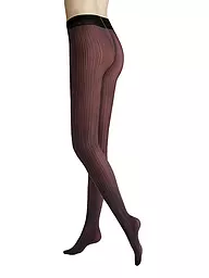 HUDSON | Modestrumpfhose GRAPHIC LINE deep red | Rosso scuro