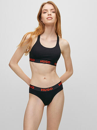 HUGO | Bustier SPORTY LOGO nero