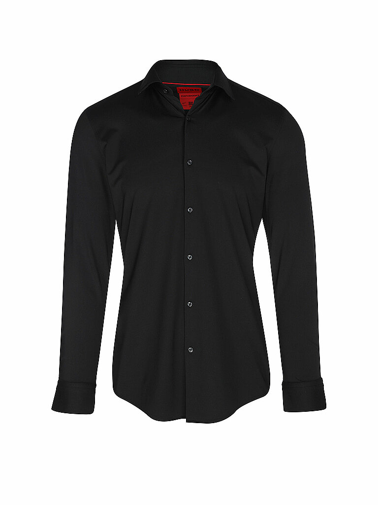 Hugo Camicia in jersey slim fit KENNO nero 41