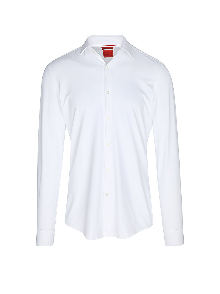 Hugo Camicia in jersey slim fit KENNO bianco 40
